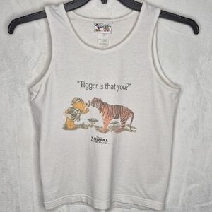 Vintage Animal Kingdom Winnie The Pooh Tigger is That You Tank Top Size Large